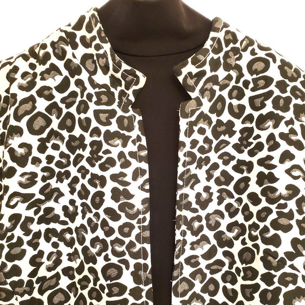 Animal print dress jacket -Size S